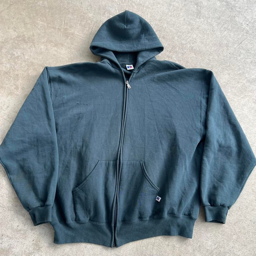 Basic Russel Athletics zip-up hoodie Size XXL